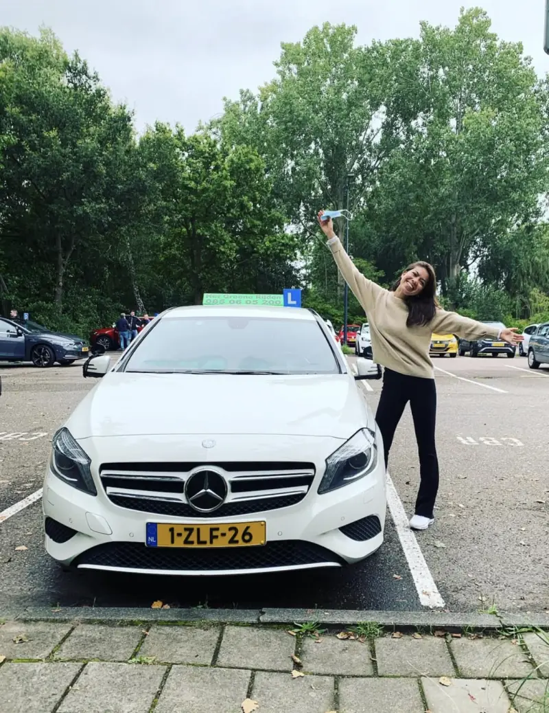 Recent Driving School Leiden graduate after English driving lessons and CBR exam preparation